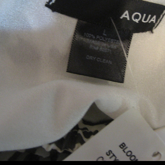 Aqua Bloomingdales NWT LeopardSkirt Sz Large - Picture 3 of 7